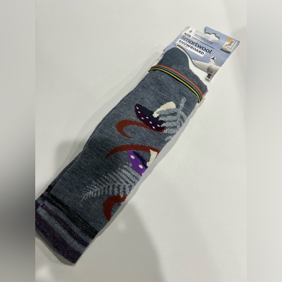 Smartwool Women's Large Snowboard Full Cushion Fungi Over The Calf Socks NWT - Picture 1 of 6